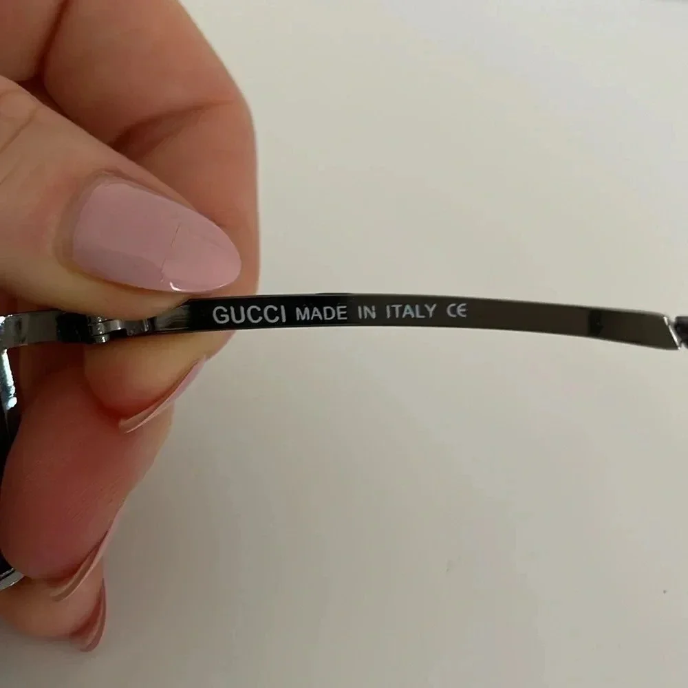 Gucci vintage retro frameless sunglasses - Picture 7 of 14